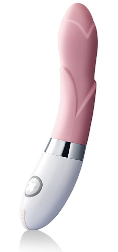 Розовый, украшенный лепестками вибратор Lelo Iris Pink LEL0411 (22 см)