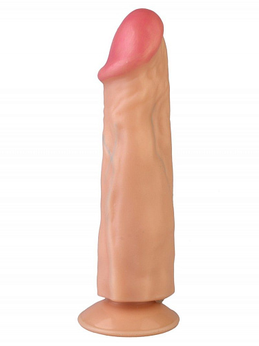 Реалистичный вибратор телесного цвета с присоской Сумерки богов 204-27 CD DD (19,5 см)