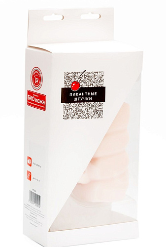 Мастурбатор-вагина телесного цвета с удобным захватом Пикантные штучки DP02041