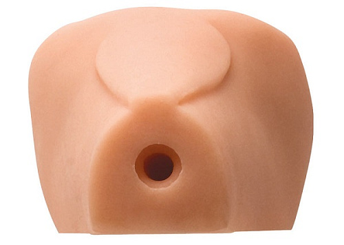 Телесные вагина и анус с вибрацией Topco Sales McKenzee Miles Vibrating CyberSkin Pet Pussy Ass 1091196