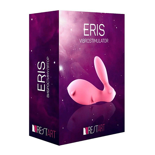 Розовый виброзайчик с вибрирующим пультом ДУ RestArt Eris RA-321