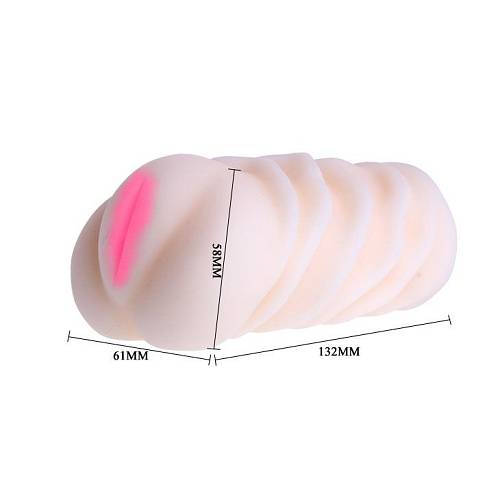 Тугой мастурбатор телесного цвета со входом-вагиной Baile BM-009156N