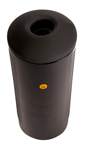 Мастурбатор с вибрацией чёрного цвета Pornhub Virtual Blowbot Stroker  94868