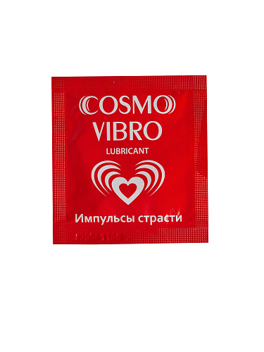 Пробник женского стимулирующего лубриканта на силиконовой основе Cosmo Vibro - 3 гр. Биоритм LB-23067t