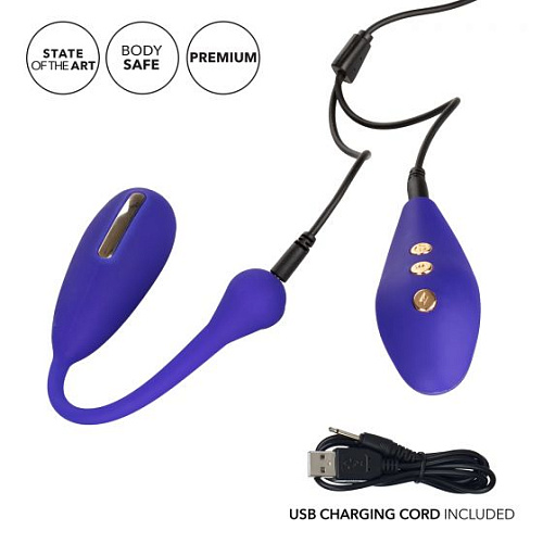 Фиолетовый шарик с электростимуляцией и вибрацией California Exotic Novelties Intimate E-Stimulator Remote Kegel Exerciser SE-0630-05-3