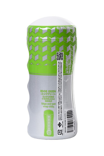 Мультирельефный мастурбатор белого цвета Men sMax Colors Edge Green MM-38