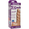 Рельефная анальная насадка телесного цвета Vac-U-Lock Doc Johnson 5.5 Raging Hard-On Cock 1015-23-BX (13,5 см)