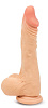 Телесный фаллоимитатор-реалистик на присоске Пикантные штучки DP02035 (25 см)
