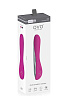 Розово-серебристый перезаряжаемый вибратор OVO E4 PINK/SILVER (19,5 см)