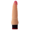 Вибратор-реалистик со встроенным пультом телесного цвета Dream Toys REALSTUFF 6INCH VIBRATOR 20634 (15,5 см)