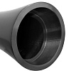 Чёрный алюминиевый вибратор Pipedream BLACK SMALL PD4954-23 (7,5 см)