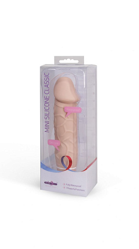 Реалистичный вибратор с 7 режимами вибрации телесного цвета Seven Creations B0080Y4SPGAC (13 см)