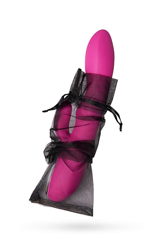 Розовый вибратор с клиторальным стимулятором и 12 режимами вибрации Xinlv XL-801A