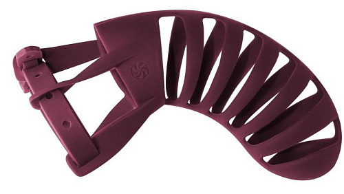 Мужской пояс верности бордового цвета Lola toys Romello 1166-02lola