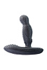 Чёрный вибростимулятор простаты с пультом ДУ Levett Ancus 18001B