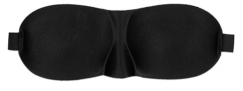 Чёрная маска Shots Media BV Curvy OU150BLK