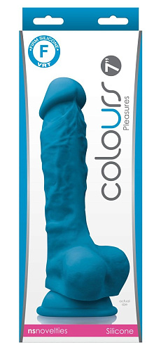 Голубой фаллоимитатор на присоске NS Novelties 7 Dildo NSN-0405-07 (22,3 см)