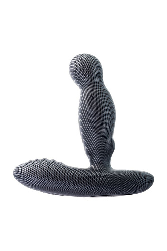 Чёрный вибростимулятор простаты с пультом ДУ Levett Ancus 18001B