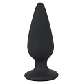 Чёрная анальная втулка Orion Heavy Plug Medium 05330090000 (8,9 см)
