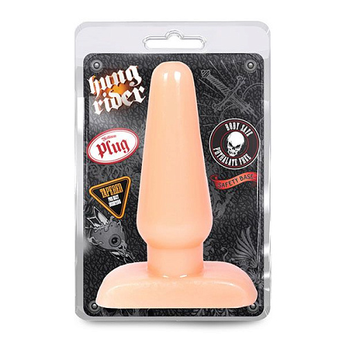 Телесная анальная пробка Blush Novelties MEDIUM PLUG BN-18703 (12 см)