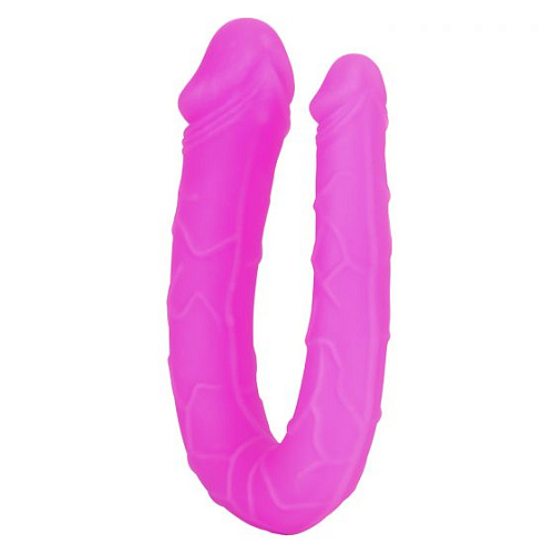 Розовый двусторонний фаллоимитатор California Exotic Novelties Silicone Double Dong AC/DC SE-0311-70-2 (30,5 см)