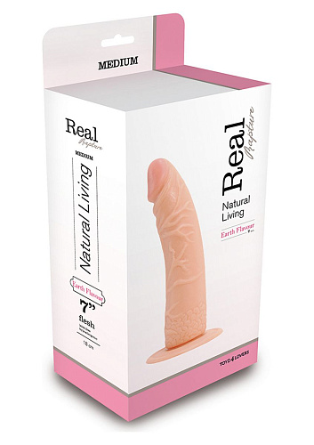 Телесный фаллоимитатор без мошонки Toyz4lovers DILDO REAL RAPTURE T4L-00700681 (20,5 см)