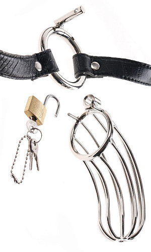 Стальной пояс верности для мужчин Pipedream The Prisoner PD3668-23