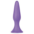 Фиолетовая анальная пробка Shots Media BV Silky Buttplug Big Purple SHT180PUR (16 см)