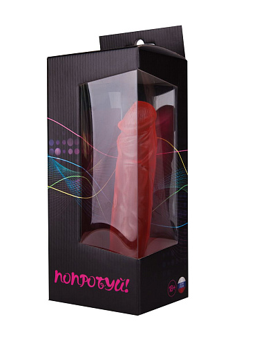 Рельефный гелевый фаллоимитатор на присоске Сумерки богов 311-09 BX DD