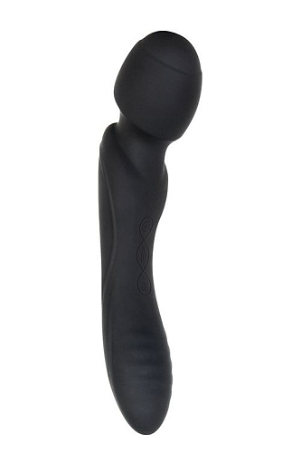 Чёрный двусторонний жезловый вибратор Evolved Wanderlust 840347