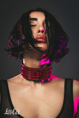 Бордовый ошейник Lola toys Eccentric 1092-01lola