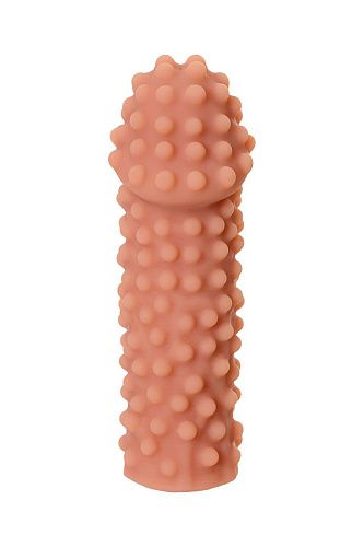 Телесная насадка на фаллос с бугорками KOKOS Extreme Sleeve 010 S-size ES.010-S (14,7 см)