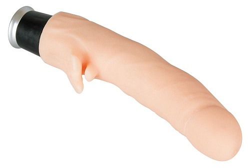 Реалистичный вибратор с клиторальными усиками телесного цвета Orion NS Flame Vibe 0562351 (22 см)