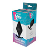Чёрная анальная пробка Dream Toys PLUG WITH T-HANDLE 21450 (14,6 см)