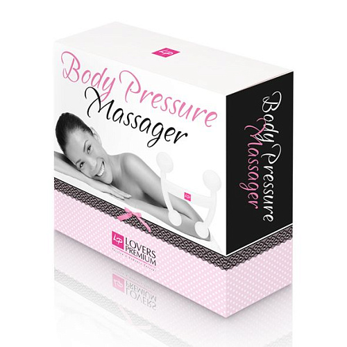 Массажёр белого цвета LoversPremium Body Plessure Massager E22052