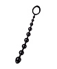 Чёрная анальная цепочка A-toys 761309 (28,3 см)