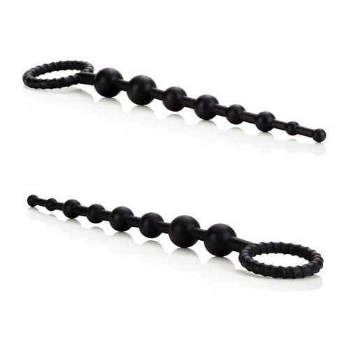 Силиконовая анальная цепочка California Exotic Novelties X-10 BEADS SE-1197-00-2