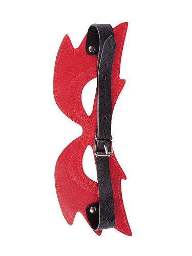 Чёрно-красная маска с прорезями для глаз Sitabella 3085-21