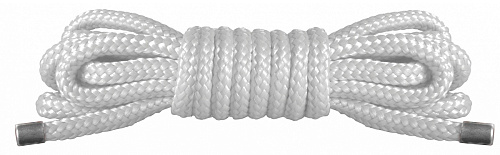 Белая нейлоновая верёвка для бандажа Japanese Mini Shots Media BV OU072WHT