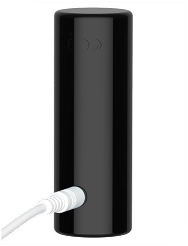 Чёрная вибропулька на палец в металлическом корпусе ML Creation Gold Finger ML41