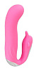 Розовый вибратор для внутренней и внешней стимуляции Orion Hands-Free Dolphin 0583561 (18 см)