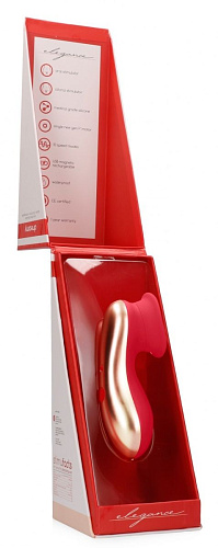 Красный клиторальный стимулятор Shots Media BV Dreamy ELE004RED