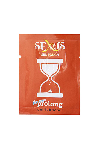 Набор из 50 пробников продлевающей гель-смазки на водной основе Sexus Silk Touch Prolong 817017 (50 × 6 мл)