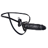 Полый фаллопротез чёрного цвета с вибрацией Pipedream Vibrating Hollow PD3780-23