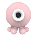 Нежно-розовый вакуумный клиторальный стимулятор-осьминог S-HANDE OCTOPI SHD-S066
