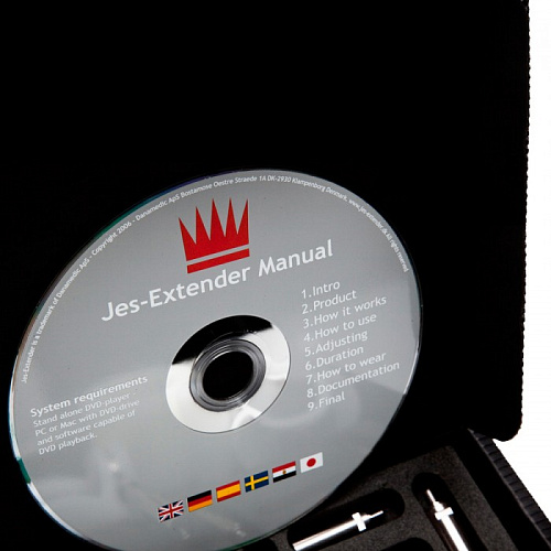 Серебристый удлинитель пениса Jes Extender Light 25522