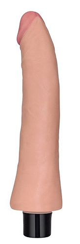 Реалистичный вибратор телесного цвета Lovetoy Real Softee LV0915