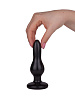 Чёрная анальная пробка LOVETOY (А-Полимер) MAGNUM 13 421300 (14 см)