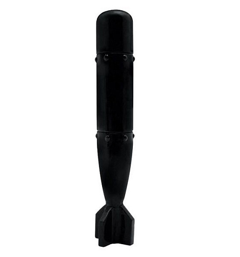 Чёрный анальный стимулятор в виде торпеды Topco Sales AT-10 810399 (29 см)