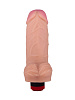 Вибратор-реалистик с большим диаметром ствола телесного цвета LOVETOY (А-Полимер) 804400 (21 см)
